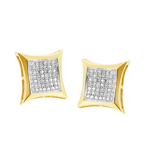 10KY 0.33CTW DIAMOND KITE EARRINGS