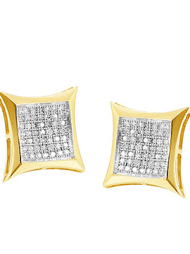 10KY 0.33CTW DIAMOND KITE EARRINGS