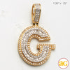 14KY 0.65 CTW DIAMOND INITIAL PENDANT &quot;G&quot;