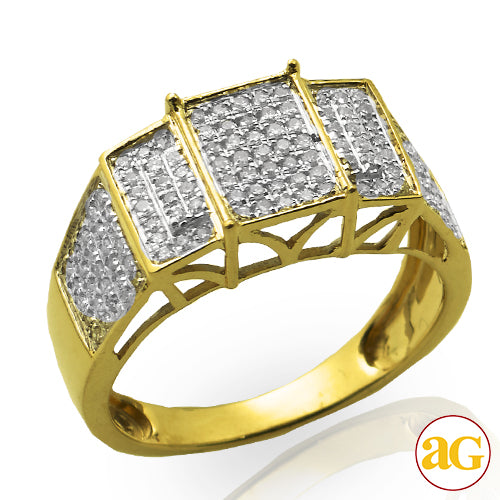 10Y 0.40 CTW MICRO PAVE LADIES RING