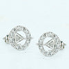 18KT 0.50CTW SEMI MOUNT EARRING