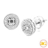 14KW 0.20CTW DIAMOND SEMI MOUNT EARRINGS